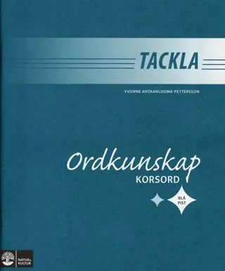 Tackla Ordkunskap Korsord Blå pist