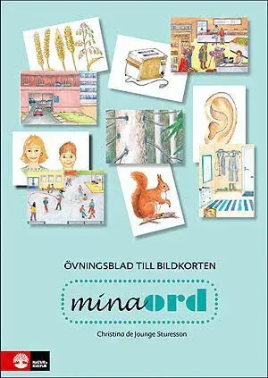Mina ord Övningsblad till bildkort