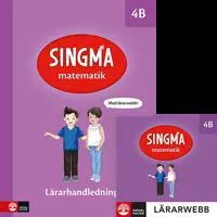 Singma matematik 4B Lärarhandledning med lärarwebb 12 mån