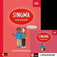 Singma matematik 6B Lärarhandledning med lärarwebb 12 mån