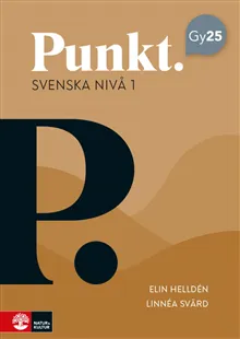 Punkt Svenska nivå 1 Paket Bok+Digital