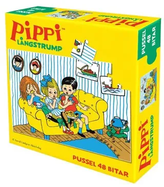 Pippi Långstrump minipussel : 48 bitar