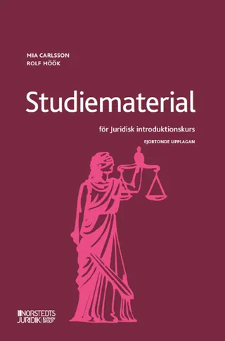 Studiematerial för Juridisk introduktionskurs