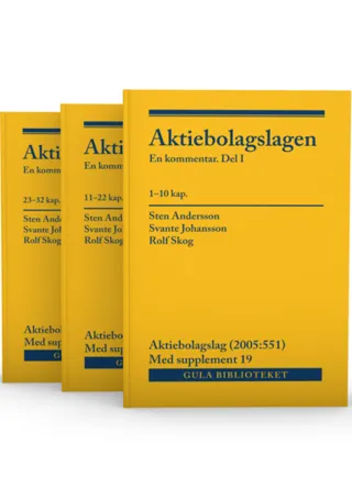 Aktiebolagslagen, del I-III : en kommentar