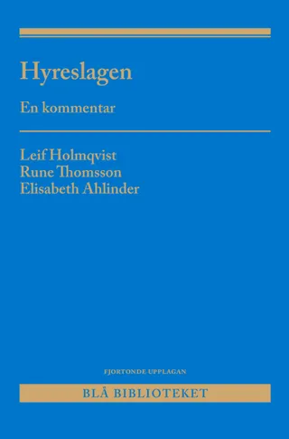 Hyreslagen : En kommentar