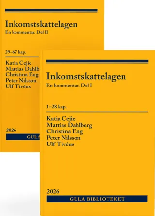 Inkomstskattelagen : en kommentar. Del I och del II