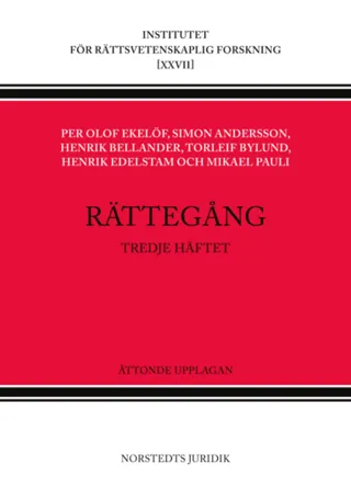 Rättegång. Tredje häftet