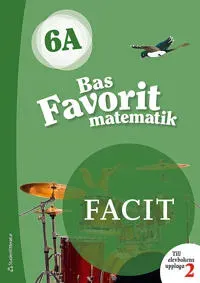 Bas Favorit matematik 6A Facit till uppl.2, 5-pack
