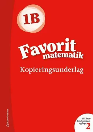 Favorit matematik 1B, Kopieringsunderlag