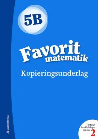 Favorit matematik 5B Kopieringsunderlag