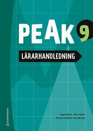 Peak 9 Lärarpaket - Tryckt bok + Digital lärarlicens 36 mån