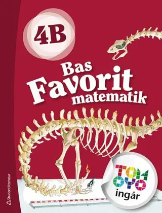 Bas Favorit matematik 4B Elevpaket - Tryckt bok + Digital elevlicens 12 mån