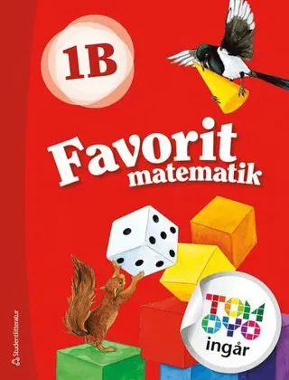 Favorit matematik 1B Elevpaket - Tryckt bok + Digital elevlicens 12 mån