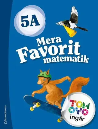 Mera Favorit matematik 5A Elevpaket - Tryckt bok + Digital elevlicens 12 mån