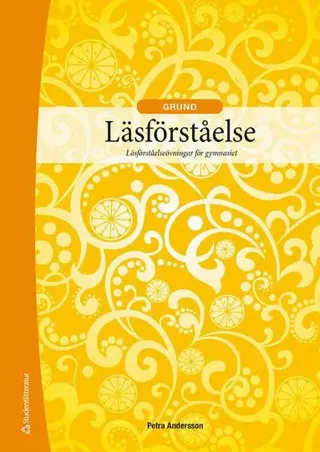 Läsförståelse Grund Elevpaket - Tryckt bok + Digital elevlicens 12 mån - Läsförståelseövningar för gymnasiet