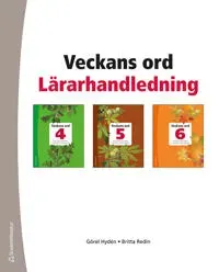Veckans ord 4-6 Lärarhandledning