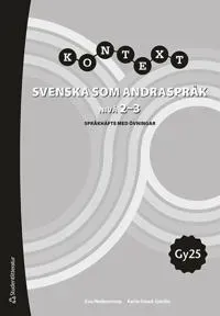 Kontext Svenska som andraspråk nivå 2-3 språkhäfte (10-pack)