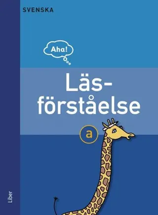 Aha Svenska Läsförståelse a