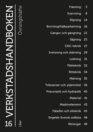 Verkstadshandboken Övningshäfte