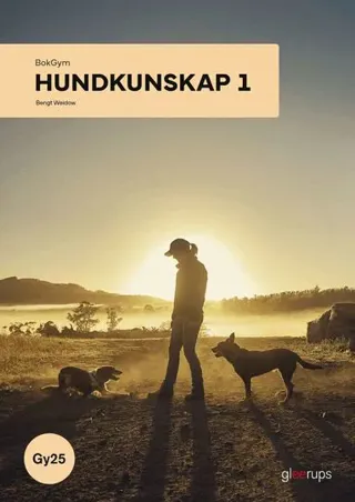 BokGym Hundkunskap 1, bok, Gy25