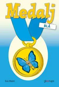 Medalj blå, svenska