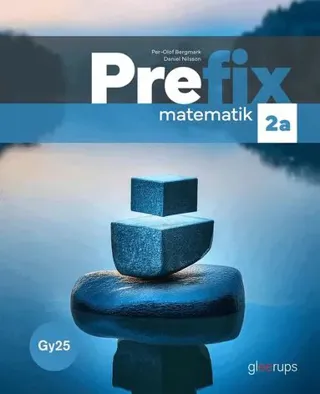 Prefix matematik 2a, bok, Gy25