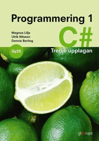 Programmering 1 C#, bok, Gy25