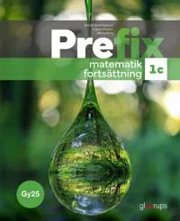 Prefix matematik – fortsättning 1c, bok, Gy25
