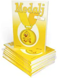 Medalj gul, svenska, 10 ex