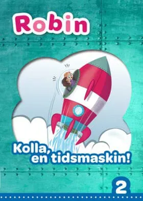 Robin Åk 2 Läsebok Blå Kolla En Tidsmaskin! (Bok / Häftad)