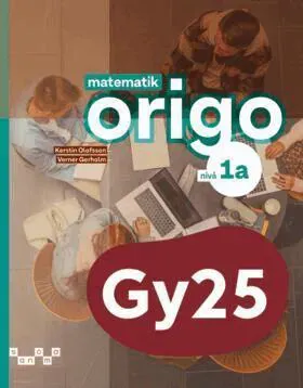 Matematik Origo nivå 1a
