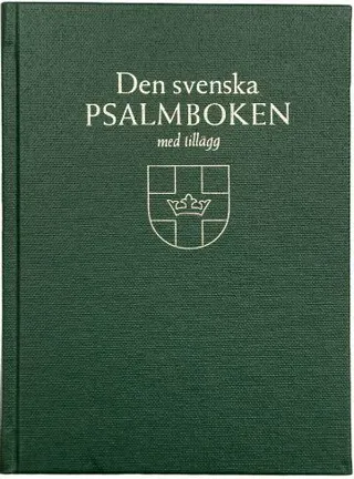 Den svenska psalmboken med tillägg. Storstil (bänkpsalmbok, grön)