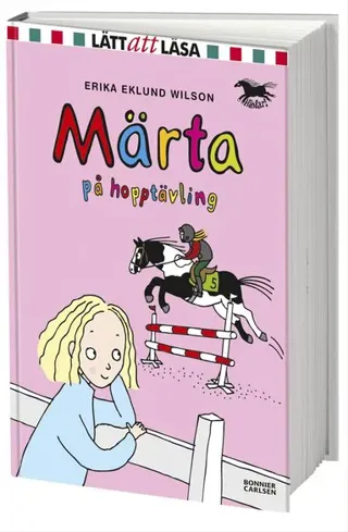 Märta på hopptävling