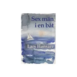 Sex män i en båt