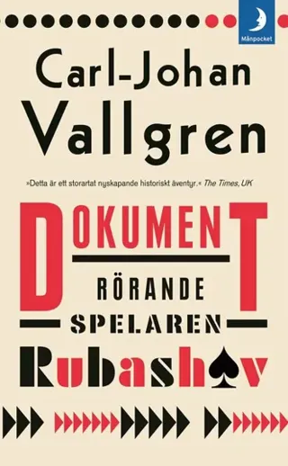 Dokument rörande spelaren Rubashov