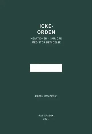Icke-orden (RJ:s årsbox 2021. Orden)