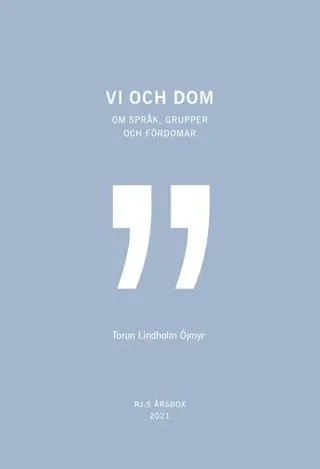 Vi och dom (RJ:s årsbox 2021. Orden)