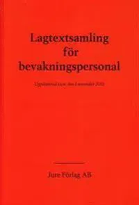 Lagtextsamling för bevakningspersonal