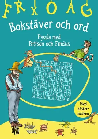 Pyssla med Pettson och Findus : bokstäver och ord med klistermärken