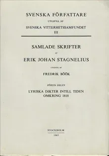 Lyriska dikter intill tiden omkring 1818