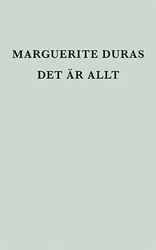 Det är allt