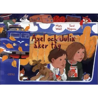 Axel och Julia åker tåg