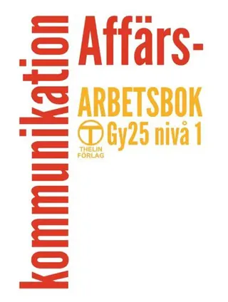 Affärskommunikation - Arbetsbok (Gy25)
