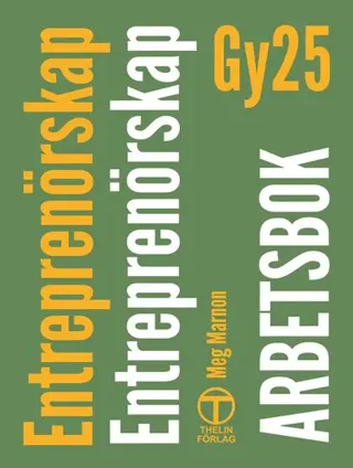 Entreprenörskap - Arbetsbok (Gy25)