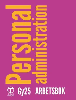 Personaladministration - Arbetsbok (Gy25)