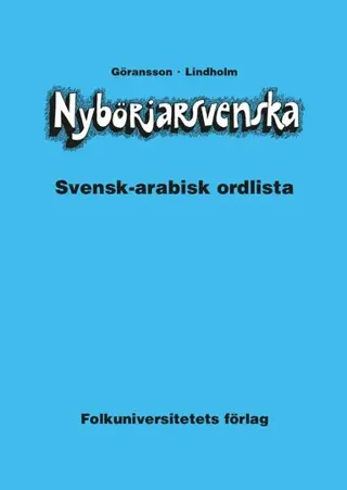 Nybörjarsvenska svensk-arabisk ordlista
