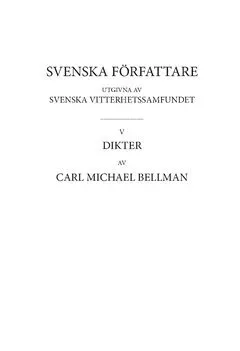 Dikter 3 : Fredmans epistlar, ordbok