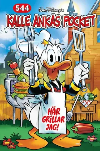 Kalle Ankas Pocket 544. Här grillar jag