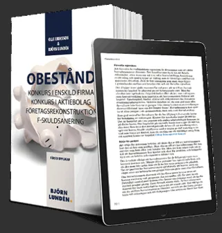 Obestånd : konkurs i enskild firma, konkurs i aktiebolag, företagsrekonstruktion, f-skuldsanering