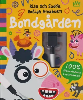 Rita och sudda roliga ansikten. Bondgården